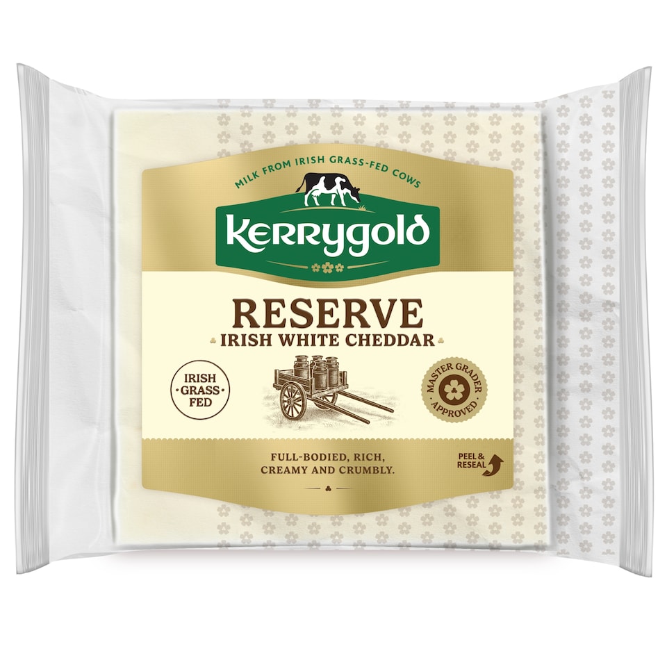 KERRYGOLD RESERVE IRISH WHITE CHEDDAR 200g