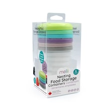 Melii Nesting Food Storage Containers 6 Pack
