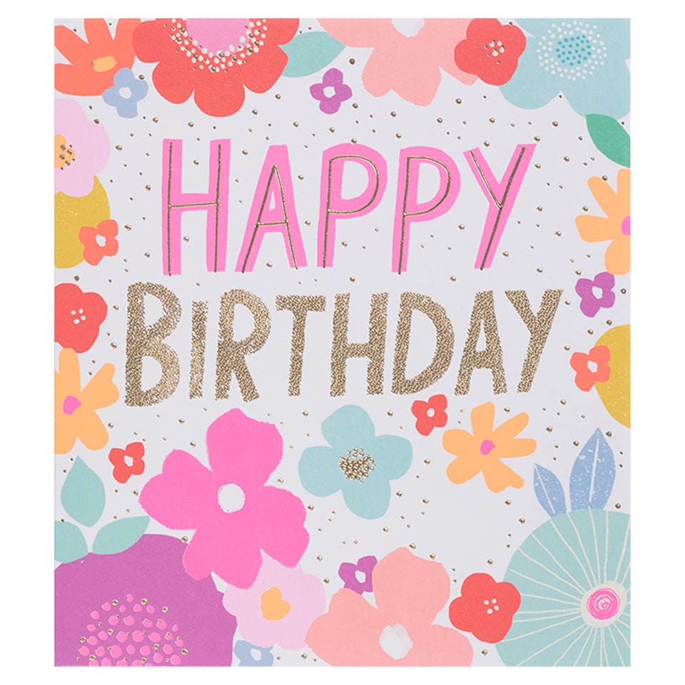Inkdrops Birthday Card Happy Birthday 
