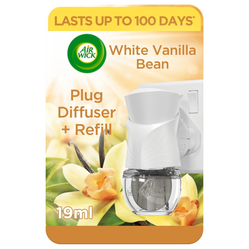image 1 of Airwick Electric Starter Kit White Vanilla Bean