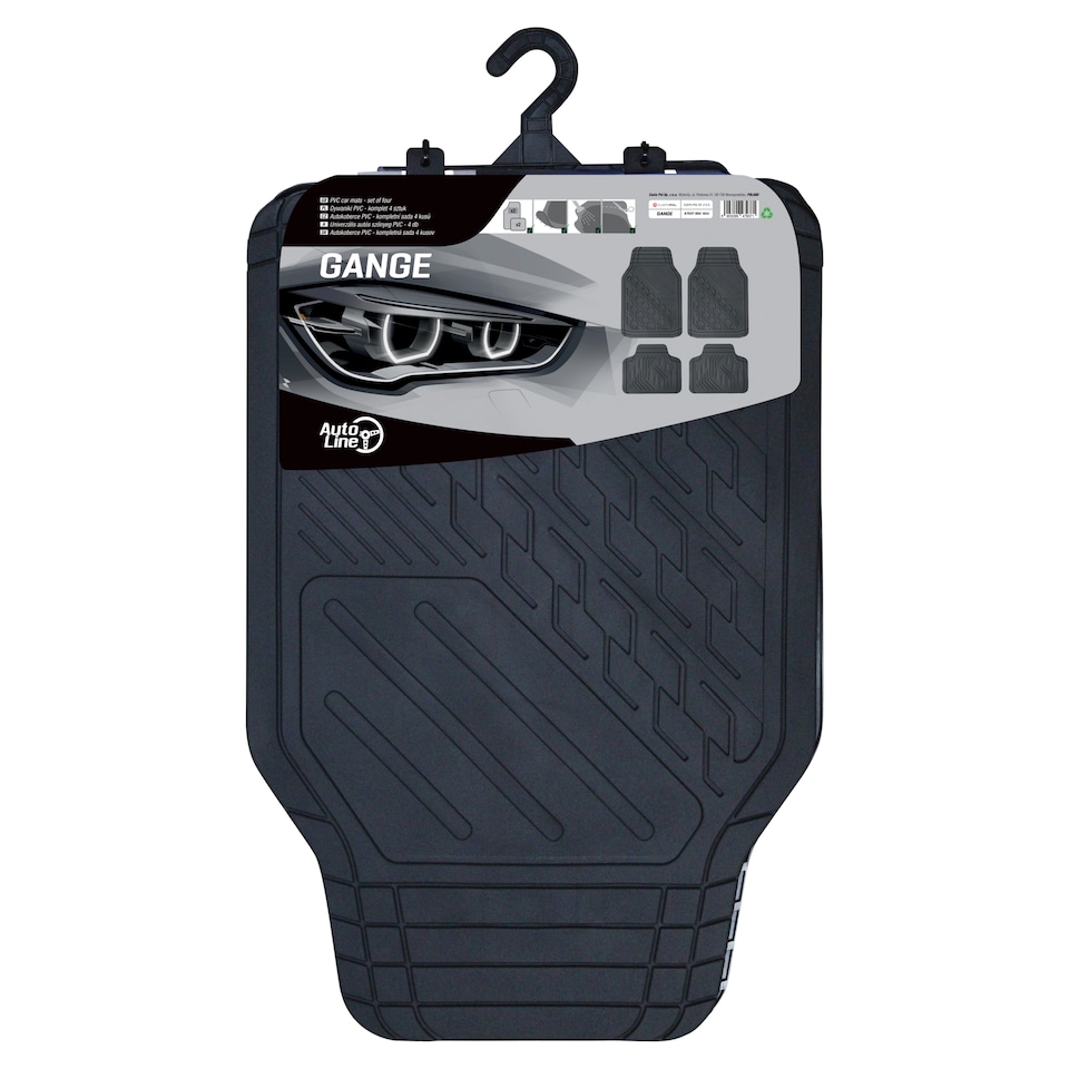 Auto Line Gange autokoberec PVC - kompletná sada 4 ks