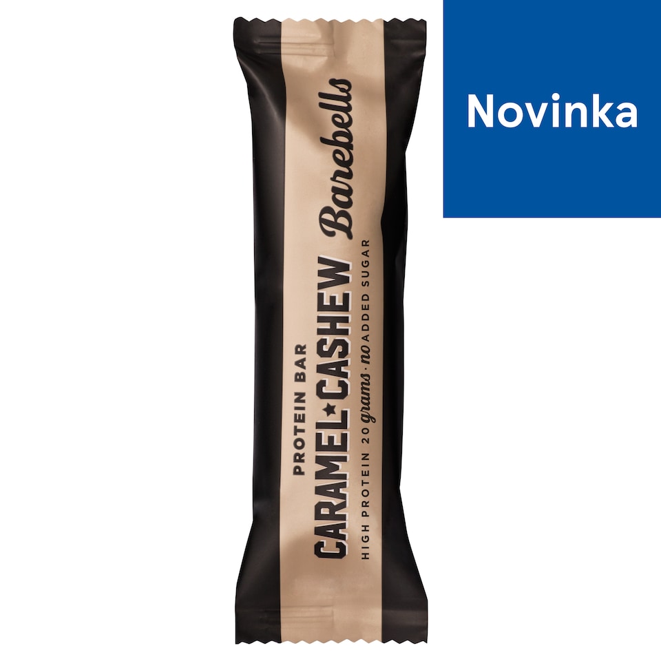 Barebells Caramel Cashew proteínová tyčinka 55 g