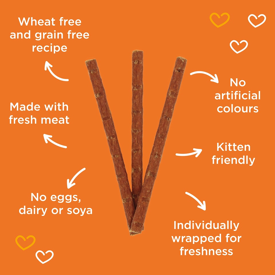 image 1 of Webbox Chicken & Liver Cat Stick Treats 6 Sticks