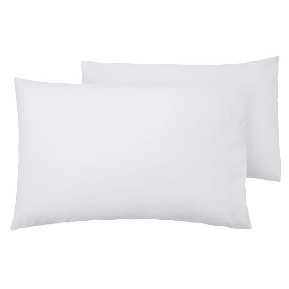 F&F Home Hotel White 400 Thread Count Cotton Tencel TM Lyocell Housewife Pillowcase