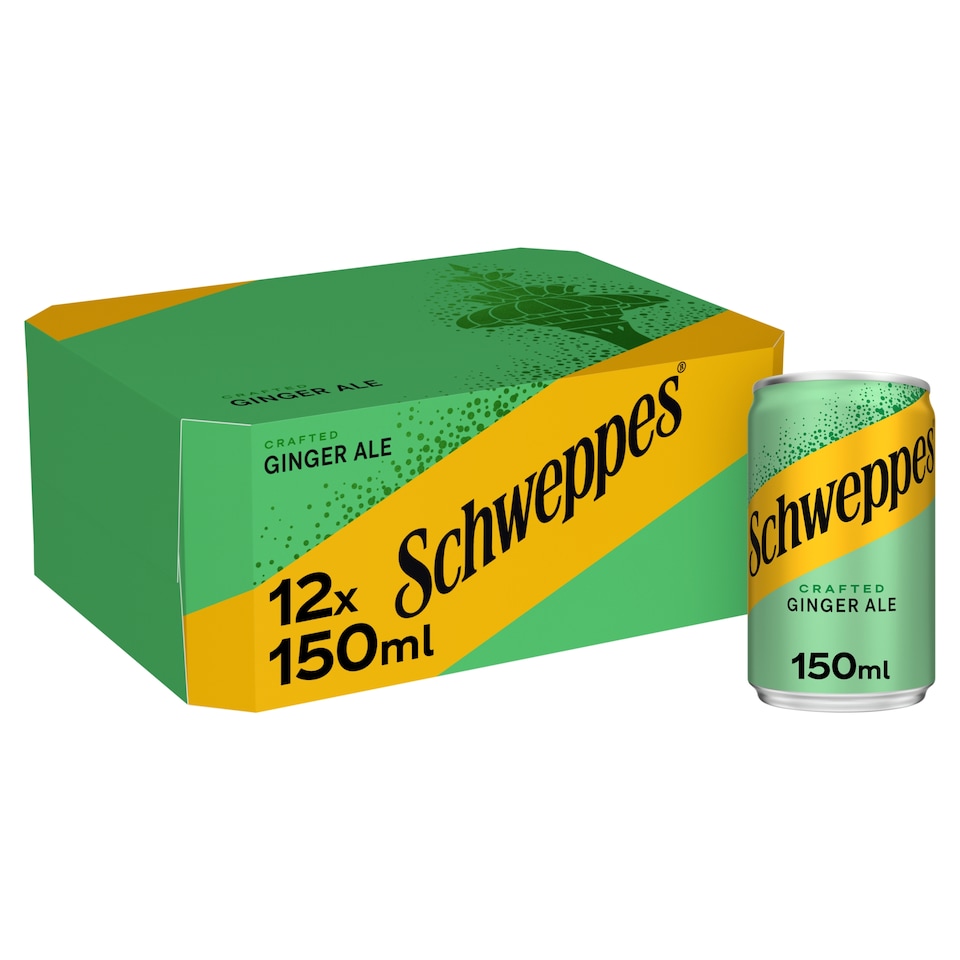 image 1 of Schweppes Canada Dry Ginger Ale 12x150ml