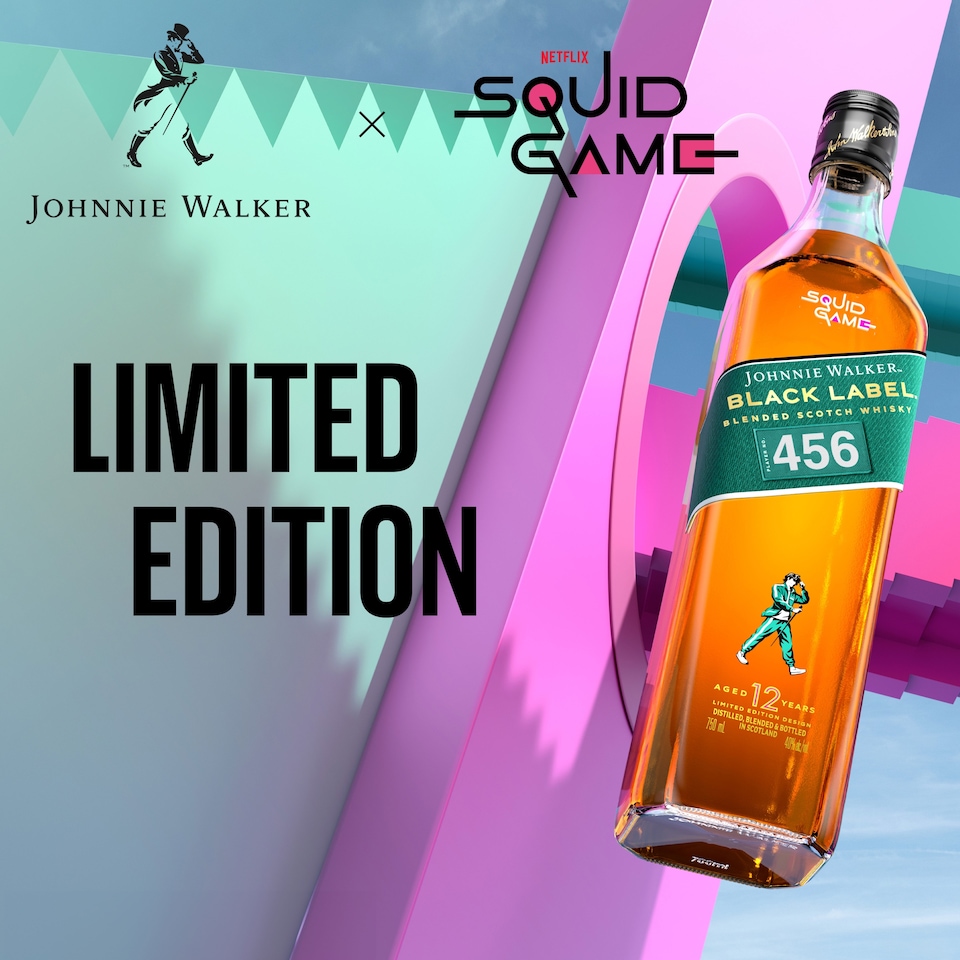 image 1 of Johnnie Walker Black LTO Squid Game 70cl