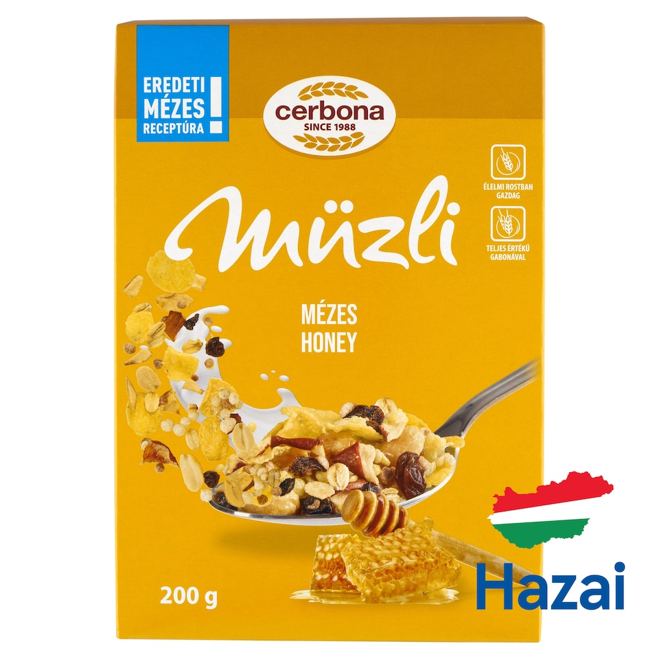 Cerbona Muesli with Honey 200 g