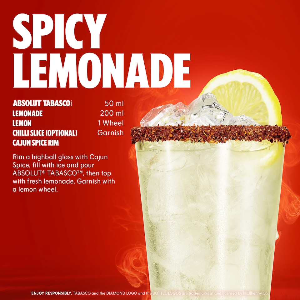 image 1 of Absolut Tabasco Chili Pepper Vodka 700ml