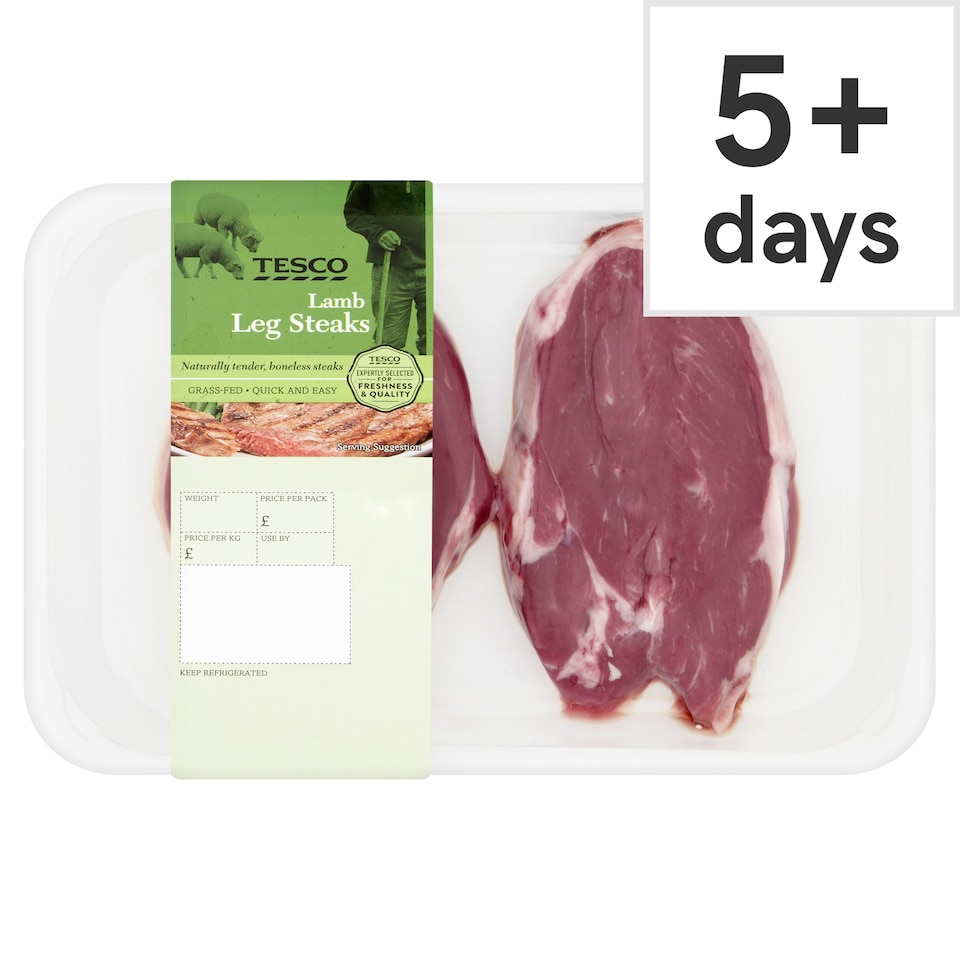 Tesco Lamb Leg Steaks 300G