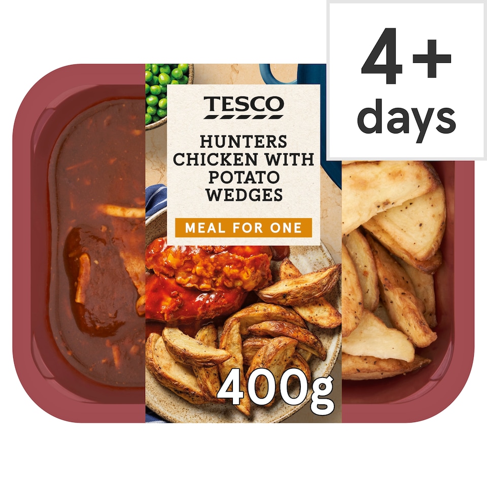 Tesco Hunters Chicken with Potato Wedges 400g