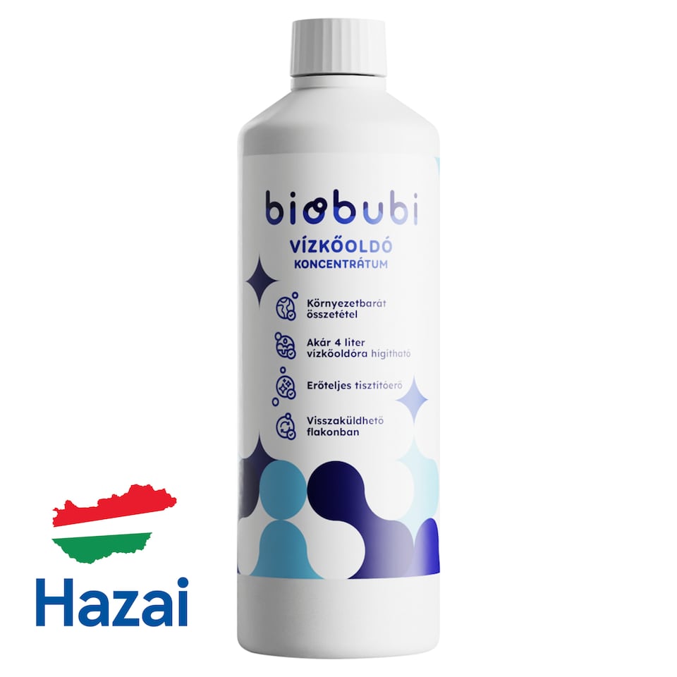 biobubi vízkőoldó koncentrátum 1 l