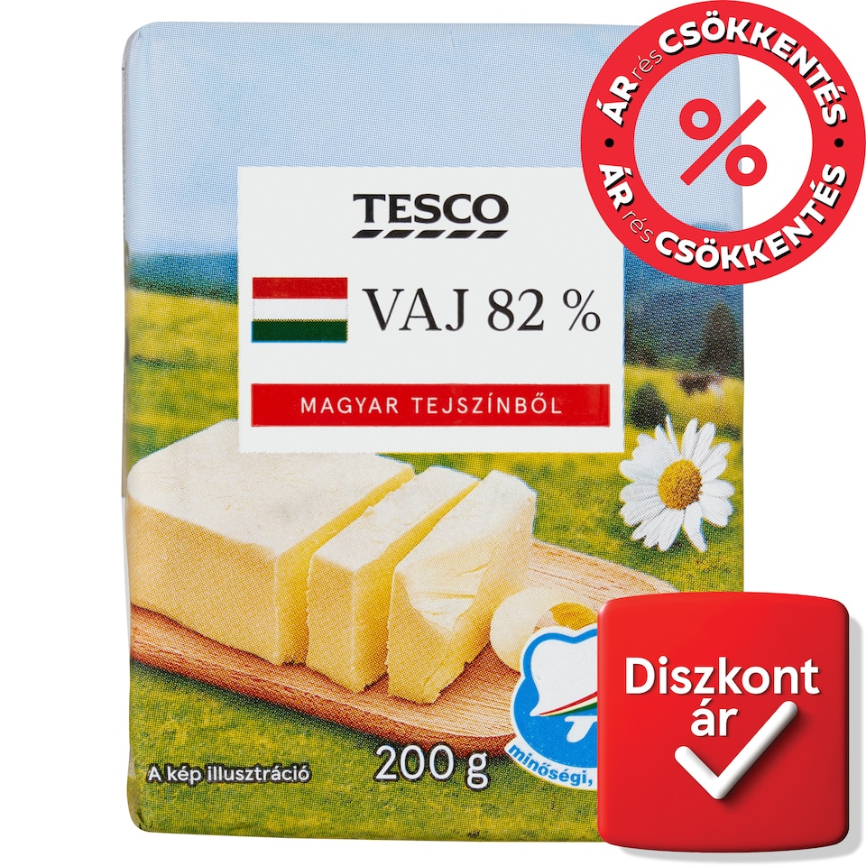 Tesco Butter 82% 200 g