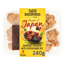 Tesco TASTE DiSCOVERiES Karaage Chicken with Gochujang Dip 240g