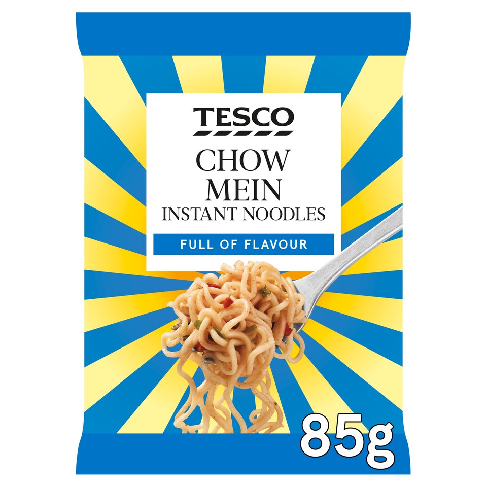 Tesco Instant Noodles Chow Mein Flavoured 85G