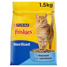 Friskies Sterilised granule pre mačky losos 1,5 kg