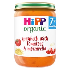 Hipp 7 Month Organic Spaghetti With Tomatoes Mozzarella 190G