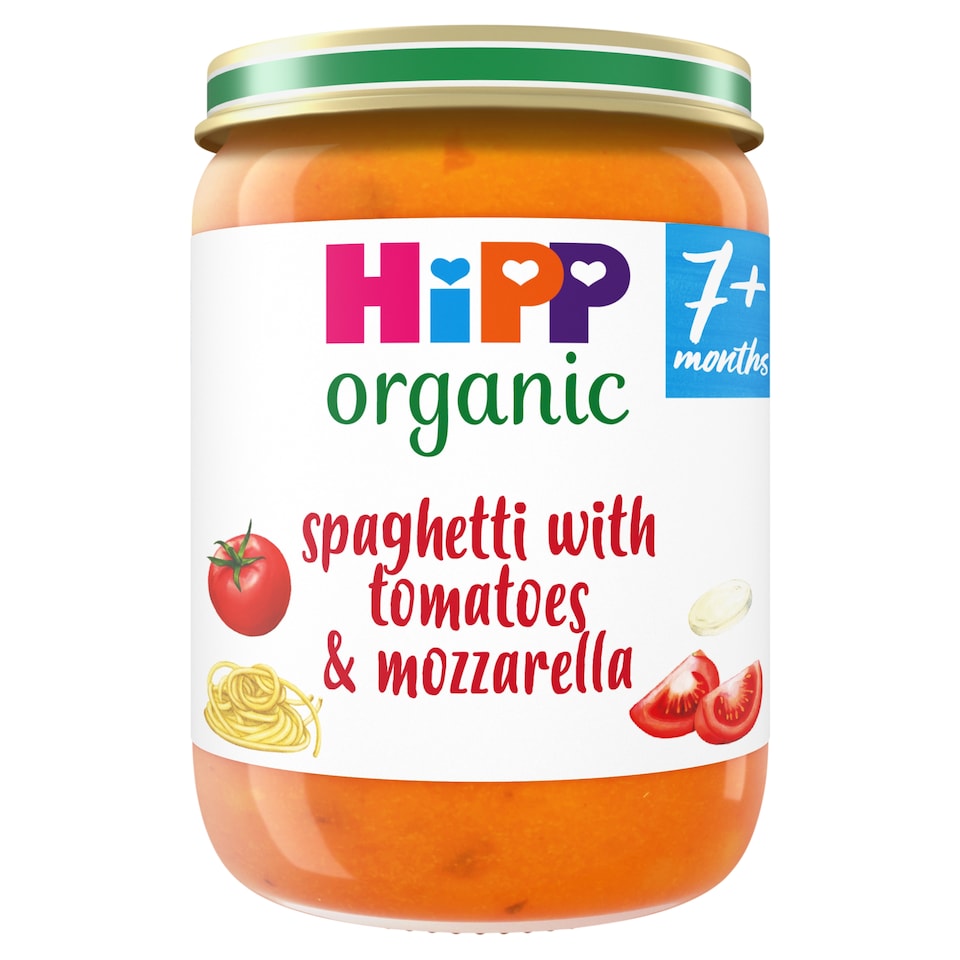image 1 of Hipp 7 Month Organic Spaghetti With Tomatoes Mozzarella 190G