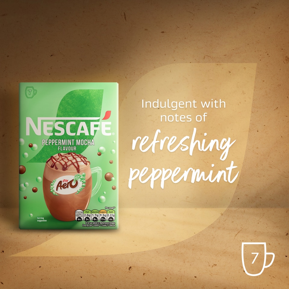 image 1 of Nescafe Aero Peppermint Mocha 7x19g