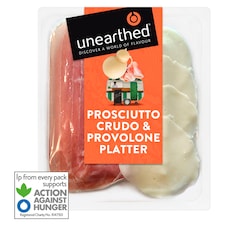 Unearthed Prosciutto Crudo and Provolone platter 110g