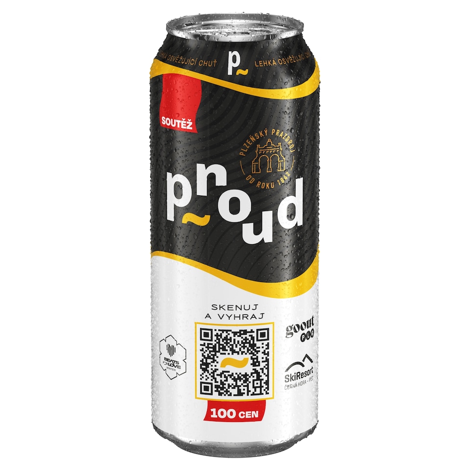 Obrázek 1 pro produkt Proud Pivo ležák ochucený 0,5l