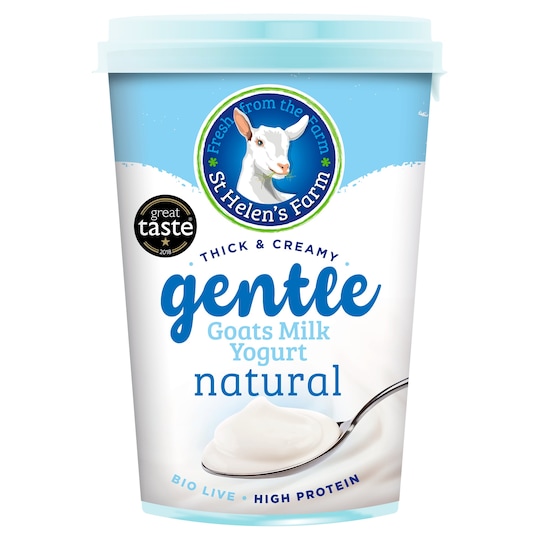 St Helens Farm Natural Goats Milk Yogurt 450G Tesco Groceries