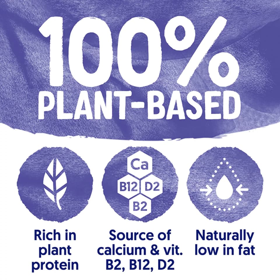 image 1 of Alpro Blueberry Dairy Free Soya Yoghurt Alternative 500g