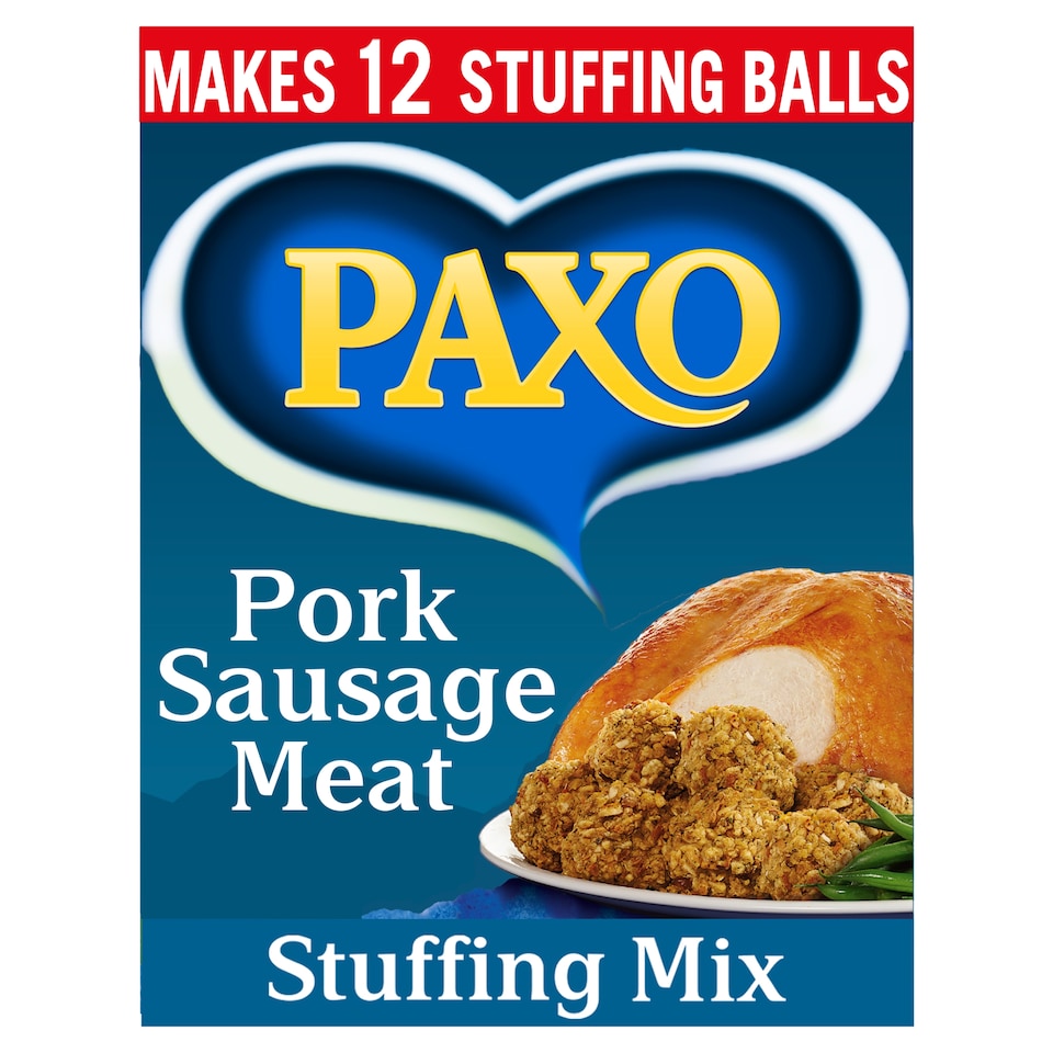 Paxo Pork Sausages Meat Flavour Stuffing Mix 170G