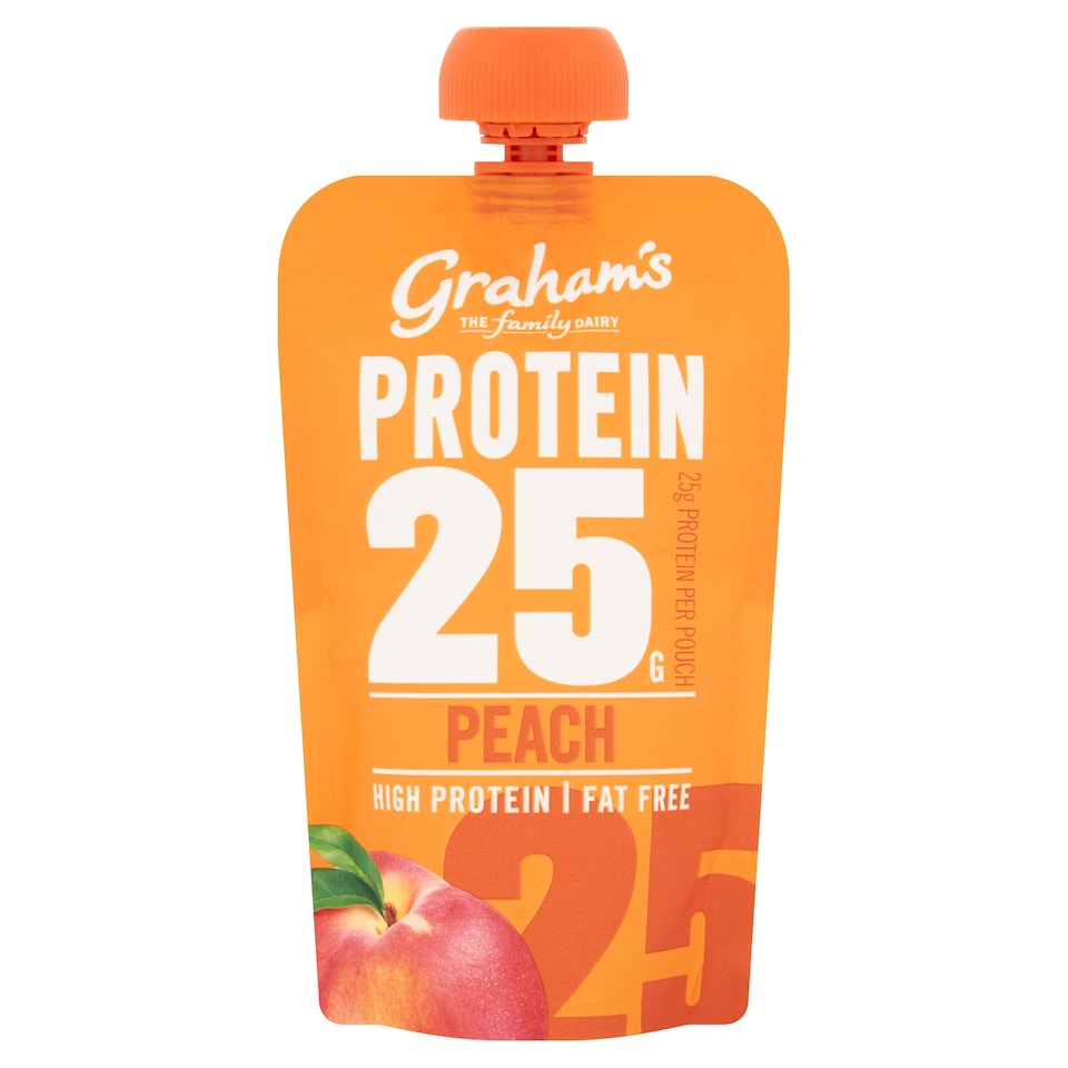 Graham's The Family Dairy Protein 25G Peach Pouch 200G