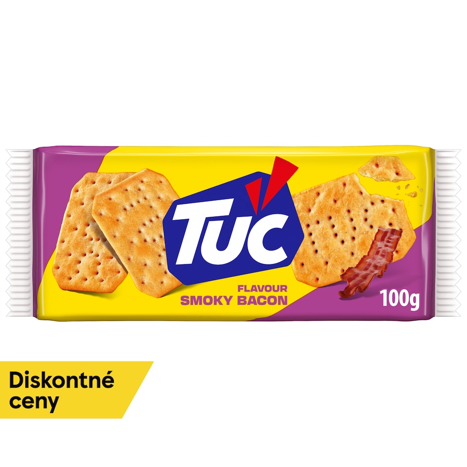 Tuc Krekry s príchuťou údenej slaniny 100 g