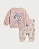 image 2 of Disney Minnie and Daisy 2-Piece Cotton Rich Sweatshirt and Joggers Set in Pink
