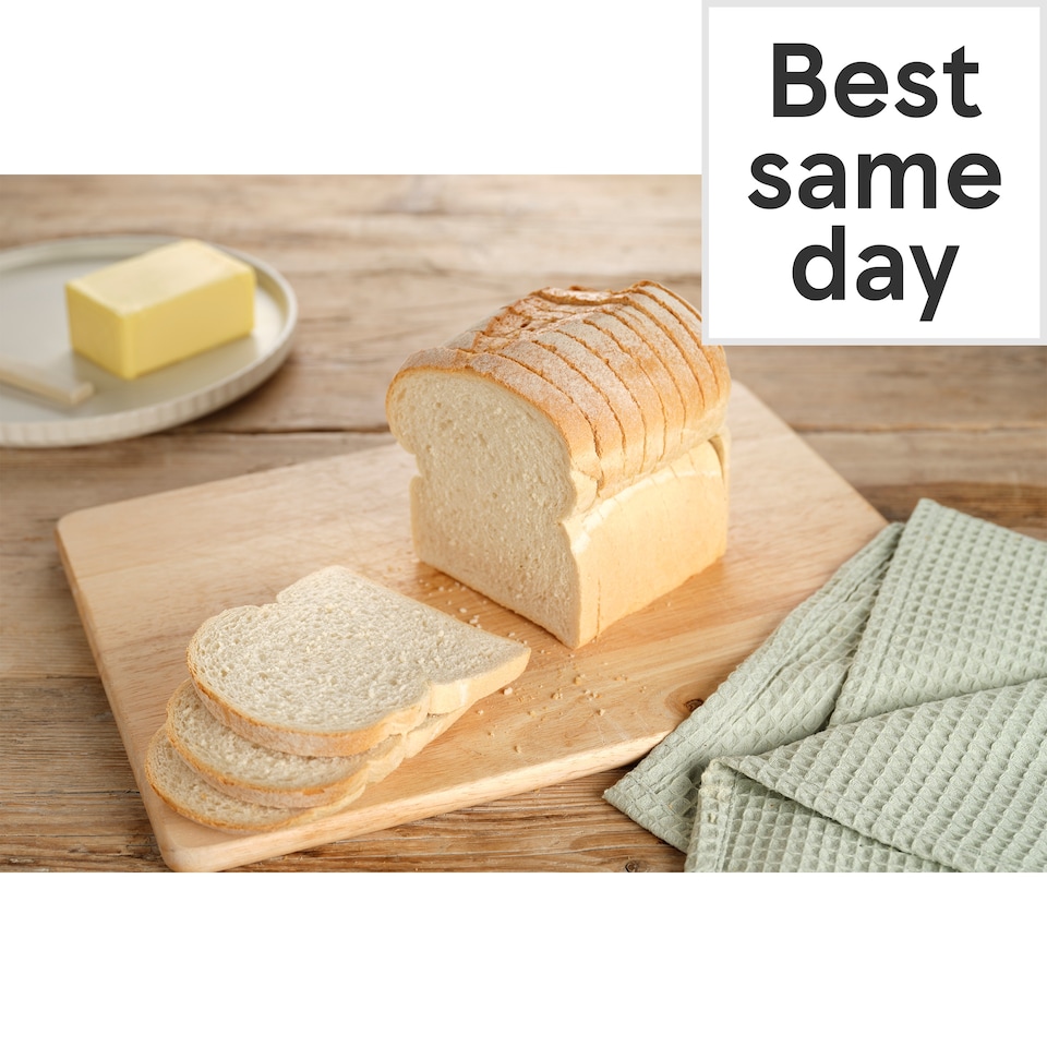 image 1 of Tesco Crusty White Farmhouse Sliced Bread 400G