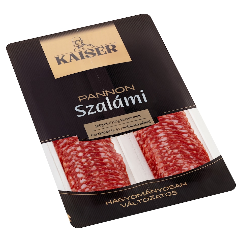 Kaiser szeletelt pannon szalámi 2 x 37,5 g