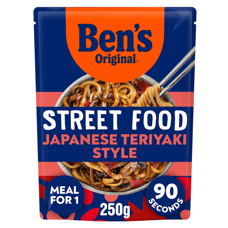 image 1 of Ben's Original Street Food Japanese Teriyaki Style Noodles 250g
