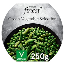 Tesco Finest Green Vegetable Selection 250G