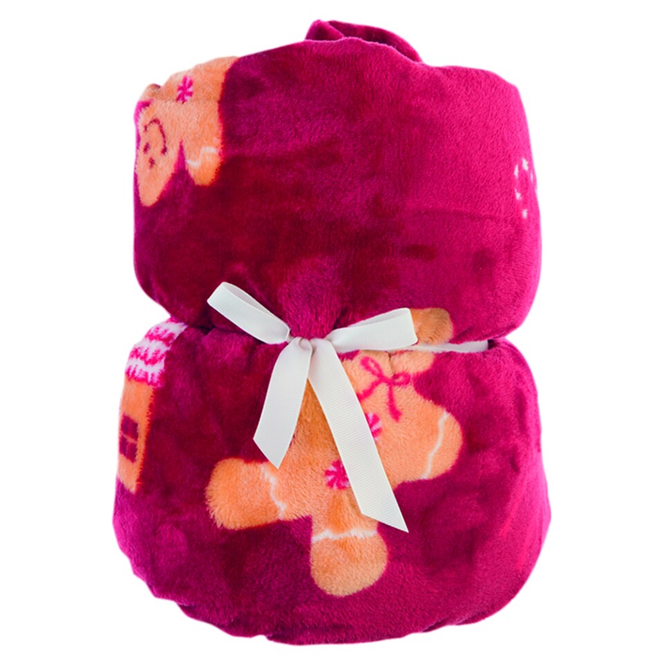 F&F Home Xmas Gonk/Gingerbread prikrývka 130 x 170 cm