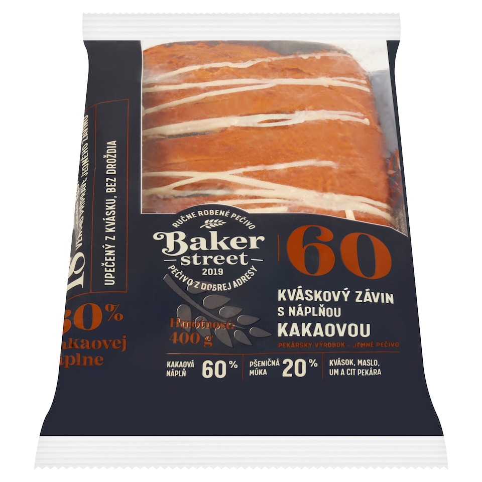 obrázok 1 z Baker Street Kváskový závin s náplňou kakaovou 400 g