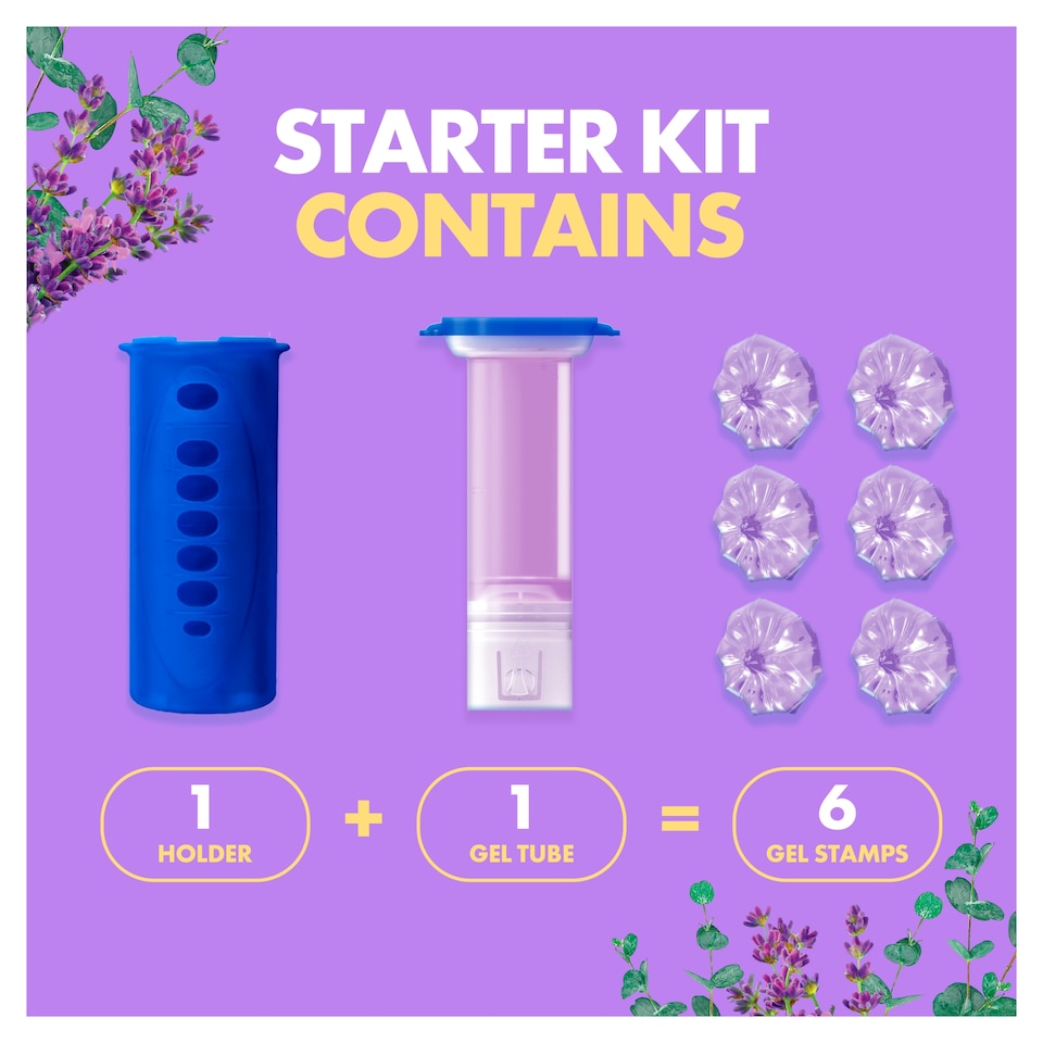 image 1 of DUCK STARTER KIT FRESH DISCS LAVENDER & EUCALYPTUS 36ML