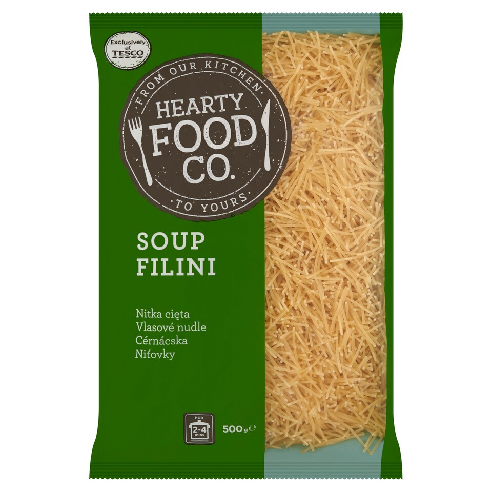 Hearty Food Co. Soup Filini Dry Pasta without Egg 500 g