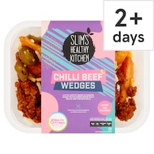 Slim's Healthy Kitchen Chilli Beef Wedges 390G