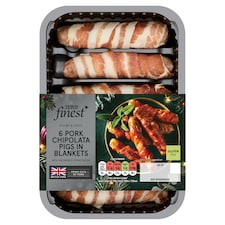 Tesco Finest Chipolata Pigs In Blankets 222G