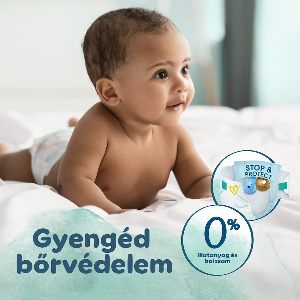 Pampers Harmonie Pelenka, Méret: 1, 35 Pelenka, 2kg-5kg 1. kép