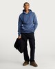 image 2 of F&F Regular Fit Cotton Rich Drawstring Hoodie in Blue