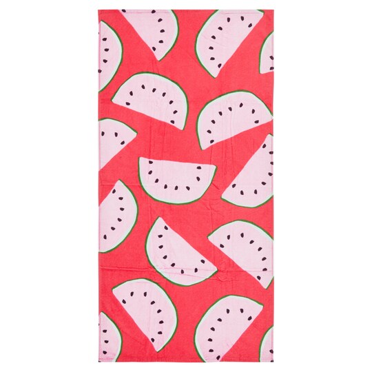 Tesco Watermelon Print Beach Towel Tesco Groceries