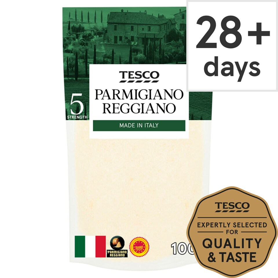 Tesco Grated Parmigiano Reggiano 100G