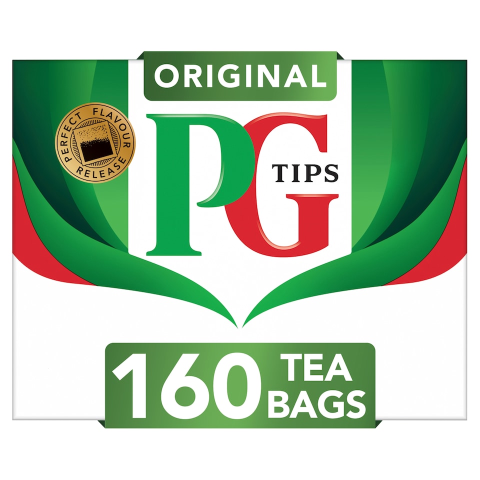 PG Tips Original Black Tea 160 Tea Bags 464g