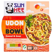 Sun Hee Udon Noodle Bowl - Sweet & Sour 240g