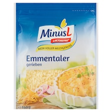 Minus L Lactose-Free Grated Emmentaler Cheese 150 g