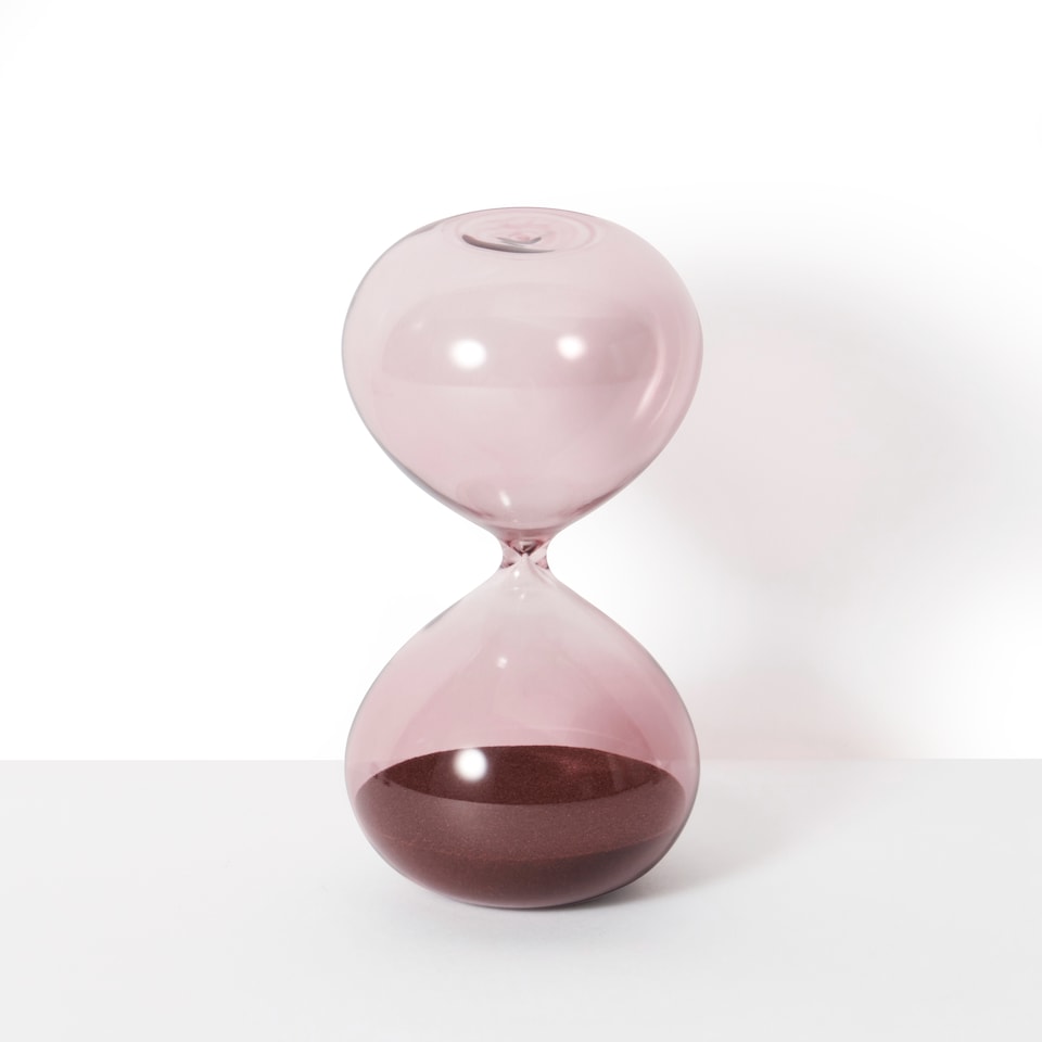 image 1 of Paperchase Timeless Glass Sand Timer