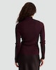 image 4 of F&F Knitted Cut Out Detail Jumper in Burgundy