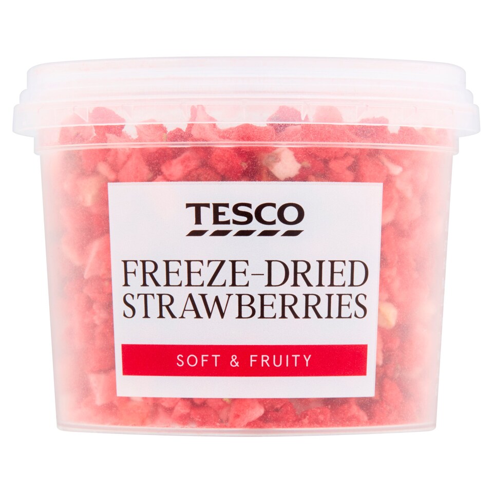 Tesco Freeze Dried Strawberry Pieces 7G